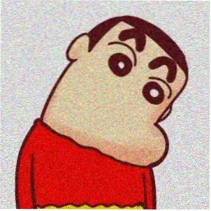 读者头像：墨蓝底色上的印章图案